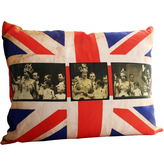 Union Jack cushion from The Vintage Gift Co Union Jack cushion from The Vintage Gift Co | Jubilee cushions | accessories | 10 OF THE BEST | Country Homes & Interiors | Housetohome