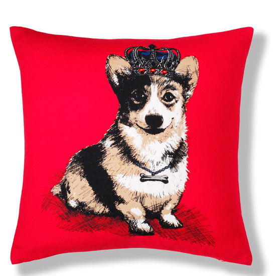 Corgi Print cushion from Marks & Spencer Corgi Print cushion from Marks & Spencer | Jubilee cushions | accessories | 10 OF THE BEST | Country Homes & Interiors | Housetohome