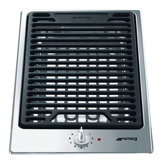 Smeg PGF3OB Smeg PGF30B barbecue hob | BBQ hobs - 10 of the best | Kitchen accessories | Product idea | Beautiful Kitchens | Housetohome | PHOTOGALLERY