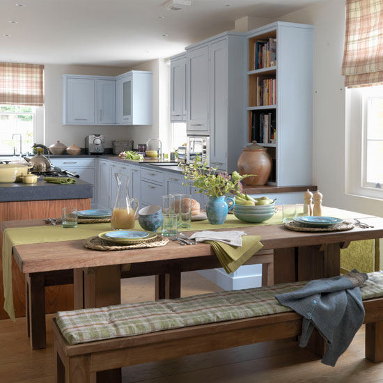 Choose calming blue Choose calming blue | kitchen | country | Country Homes & Interiors