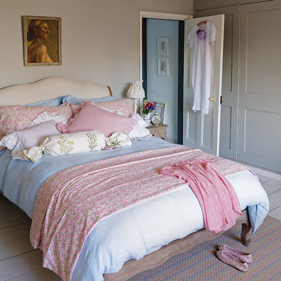 Pretty pastel bedroom