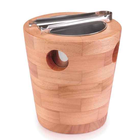 Lyptus Wood Ice Bucket from Fine Woods | 10 of the best wine coolers | kitchen accessory ideas | Livingetc | ice buckets | housetohome