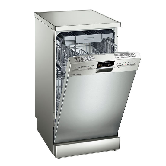 A dishwasher is less wasteful of water than washing by hand - so that's one good excuse for buying one!