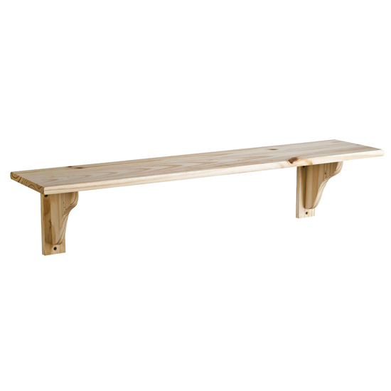 Pine shelf by B&Q | Country kitchen accessories - 10 new buys | Kitchen | PHOTO GALLERY | Housetohome.co.uk