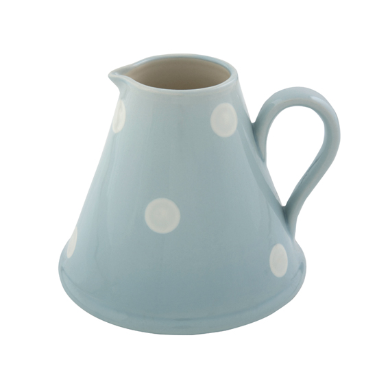 True blue / white spot Baby pitcher by Susie Watson | Country kitchen accessories - 10 new buys | Kitchen | PHOTO GALLERY | Housetohome.co.uk