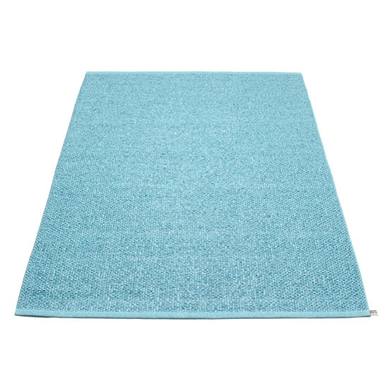 Pappelina Svea Plastic rug in Azur Blue from Cloudberry Living | Children's rugs | rugs | children's bedroom | soft furnishings | PHOTO GALLERY | 25 Beautiful Homes | Housetohome