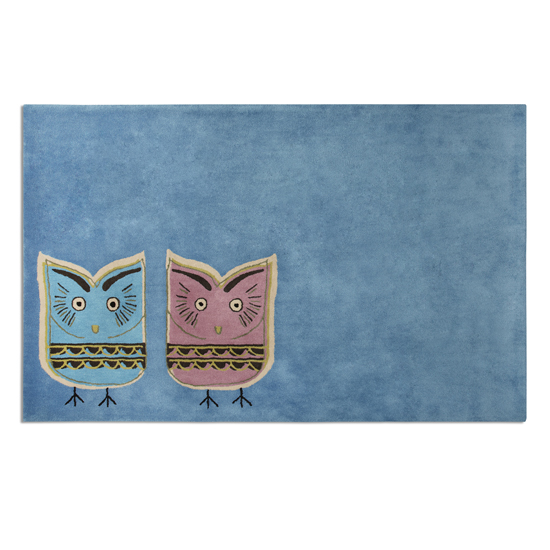 Two Owls Wonderland rug from Heal's | Children's rugs | rugs | children's bedroom | soft furnishings | PHOTO GALLERY | 25 Beautiful Homes | Housetohome