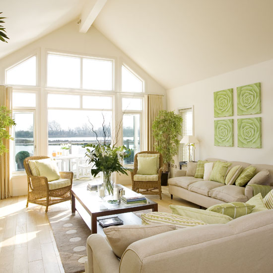 Waterfront living room | Summer living rooms | Living rooms |PHOTO GALLERY | 25 Beautiful Homes | Housetohome