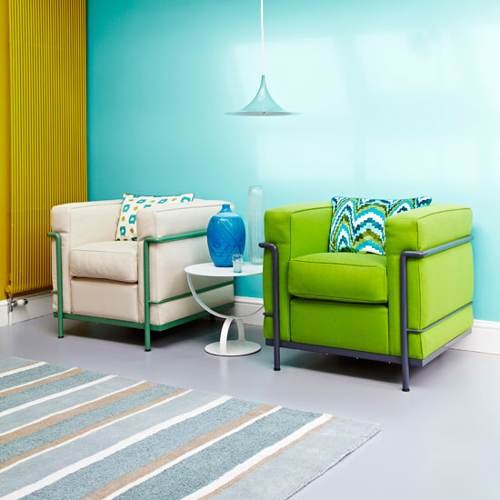 Contrast acid shades Contrast acid shades | Design ideas: colour coated | Acid-bright interiors | Decorating ideas | Homes & Gardens | Housetohome | PHOTOGALLERY