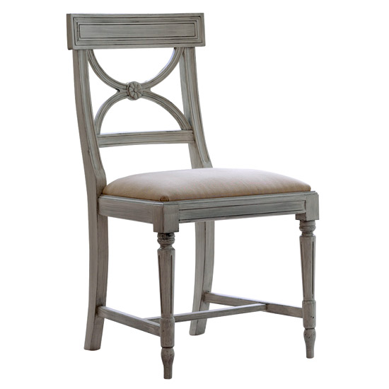 Bellman painted dining chair from Gustavian Bellman painted dining chair from Gustavian | Country dining room buys | Country Homes & Interiors