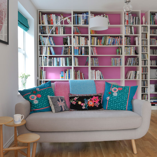 Colourful modern living room | Modern decorating ideas | Style at Home