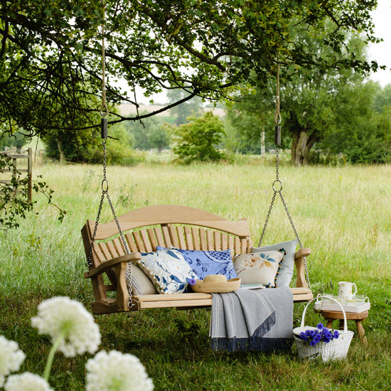 Garden lounging area 