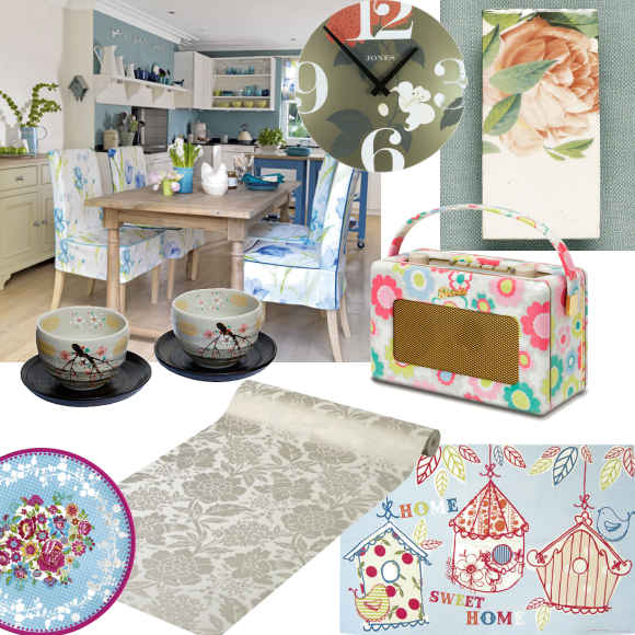 Floral kitchen
