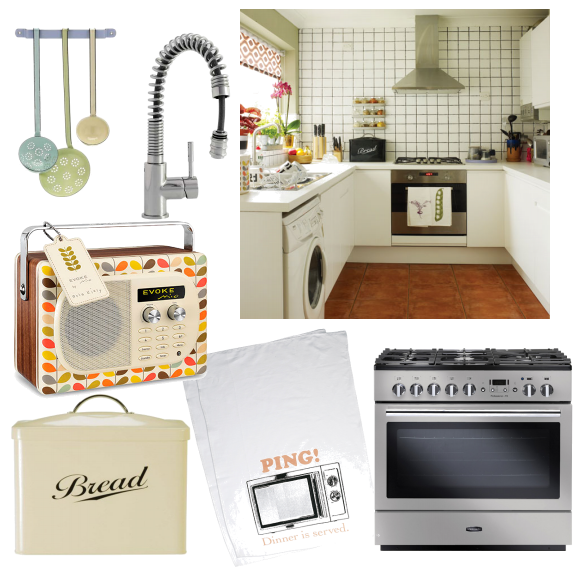 Quirky retro kitchen