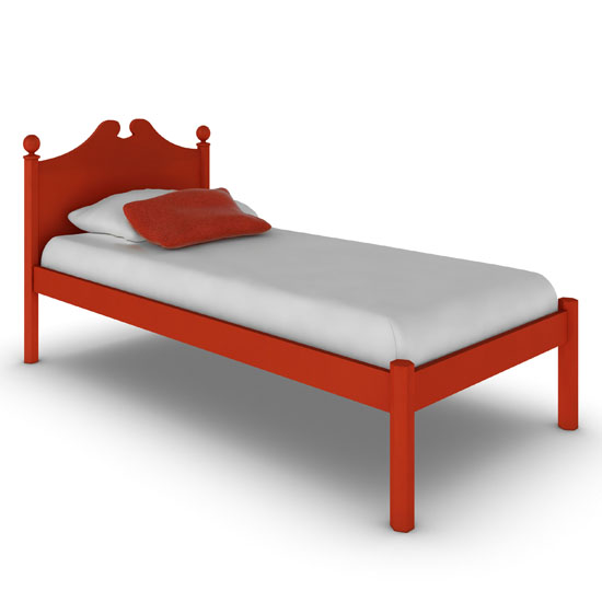 Vanilla Bed in Red from The Children's Furniture Company | Kids' beds | Children's bedroom furniture | Bedrom furniture | Children's bedroom | PHOTO GALLERY | 25 Beautiful Homes | Housetohome