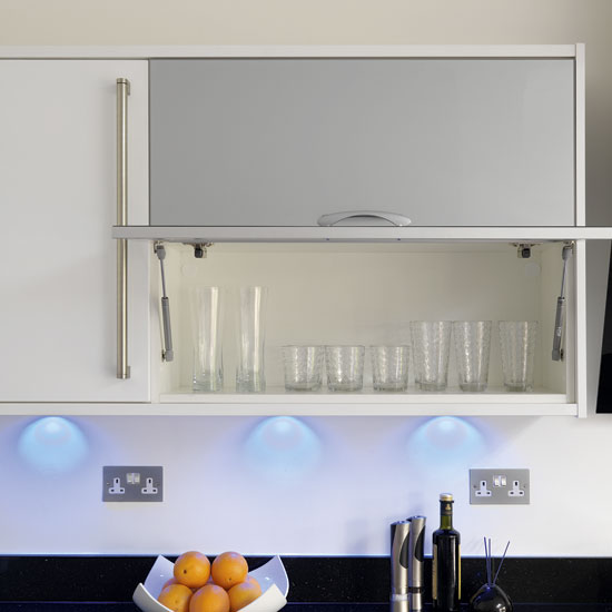 Kitchen wall cabinet Kitchen wall cabinet | White and dark ebony wood kitchen | PHOTO GALLERY | Beautiful Kitchens | Housetohome.co.uk