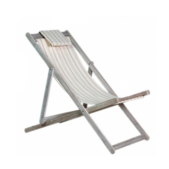 Deckchair from Osborne Brown | Deck chairs - 10 of the best | Deck chair canvas | Garden furniture | Garden | PHOTO GALLERY | Housetohome