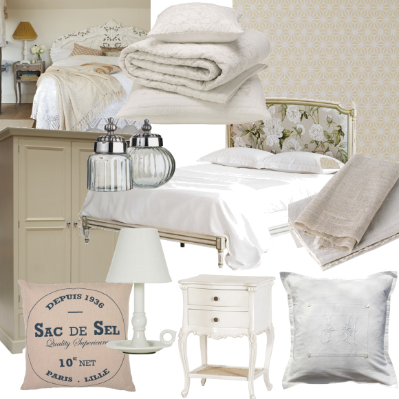 French-style country bedroom
