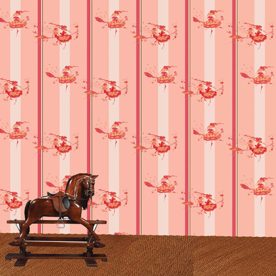 Vivi Wallpaper by Wallpapered.com | Graphic wallpaper | wallpaper | Decorating ideas | PHOTO GALLERY | 25 Beautiful Homes | Housetohome