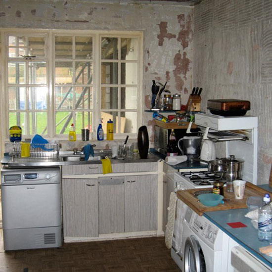 Lighting | storage | Kitchen | island | oven | sink | bar stool | MAKEOVER | Ideal Home | Housetohome