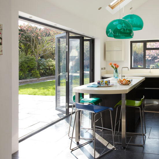 units | Lighting | storage | Kitchen | island | oven | sink | bar stool | MAKEOVER | Ideal Home | Housetohome