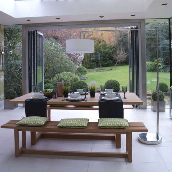 Garden room dining area 