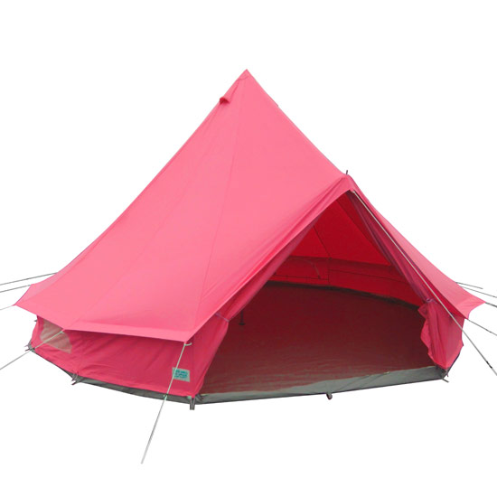 Coral Deluxe Bell tent from Boutique Camping Camping buys | 10 best | Cool camping | BBQ | Tent | PHOTO GALLERY | Style at Home | Housetohome