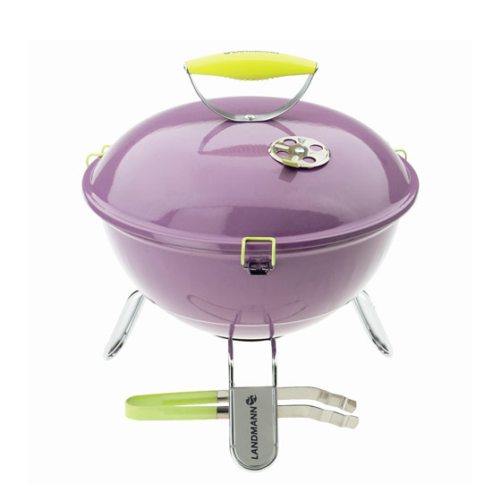 Portable Charcoal BBQ in Lavender from Tesco Direct Camping buys | 10 best | Cool camping | BBQ | Tent | PHOTO GALLERY | Style at Home | Housetohome