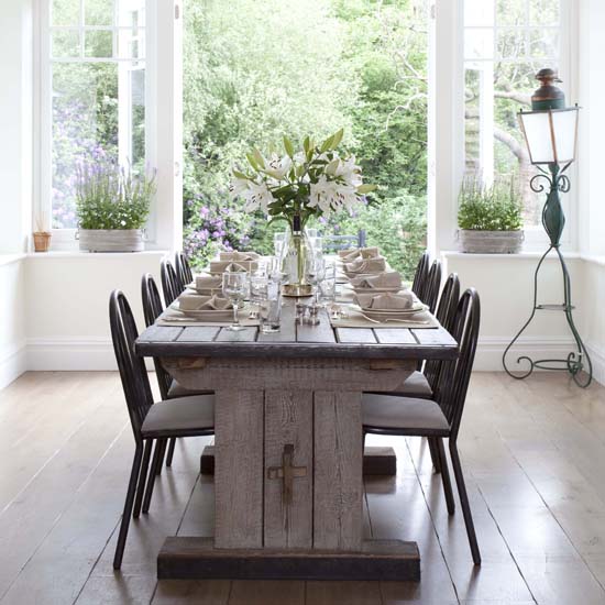 French-inspired dining conservatory | Conservatory dining | Dining ideas | Garden rooms | Conservatory | PHOTO GALLERY | 25 Beautiful Homes | Housetohome