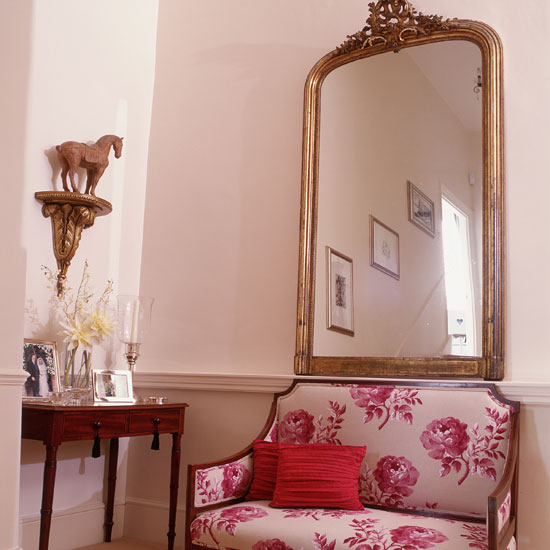 Hallway Classic neutral hallway with antique sofa | 17th-century Oxfordshire farmhouse tour | PHOTO GALLERY | Homes & Gardens | Housetohome