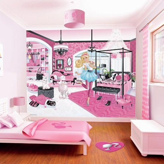 Barbie wallpaper by Walltastic | Children's wallpaper | Wallpaper ideas | PHOTO GALLERY | Housetohome