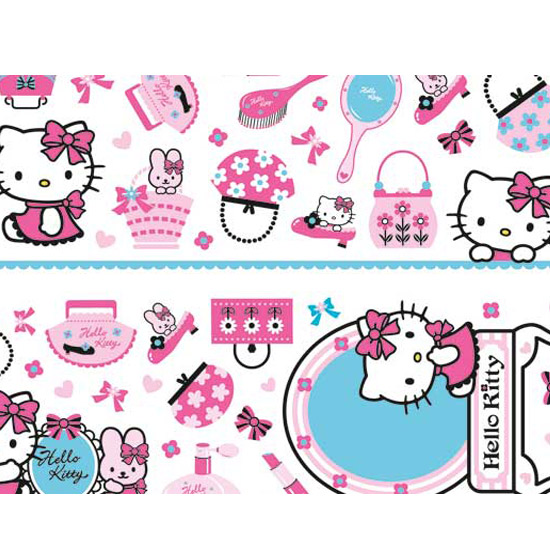 Hello Kitty Wall Sticker from Homebase | Children's wallpapers ...