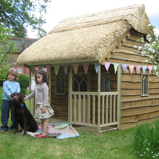 Regency gothic cottage with a verandah from The Children's Cottage Company Regency gothic cottage with a verandah | Children's playhouses | PHOTO GALLERY | Housetohome.co.uk