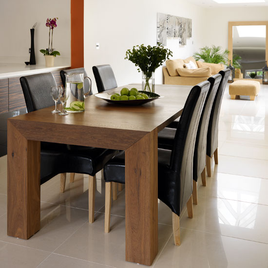 Dining Table: Ebony Wood Dining Table