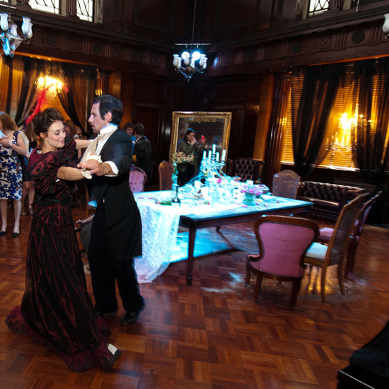 We loved the eerie, abandoned feel of the Rococco ballroom