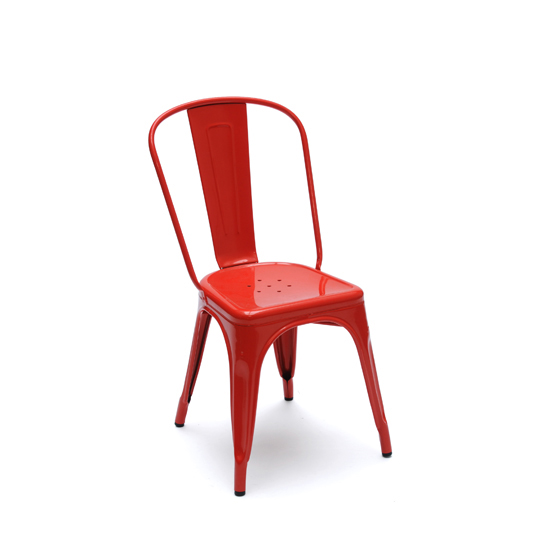 Tolix Classic 'A' Chair in Red from Tolix Tolix Classic-'A' Chair in Red from Tolix| Industrial style accessories | Kitchens | PHOTO GALLERY | Housetohome