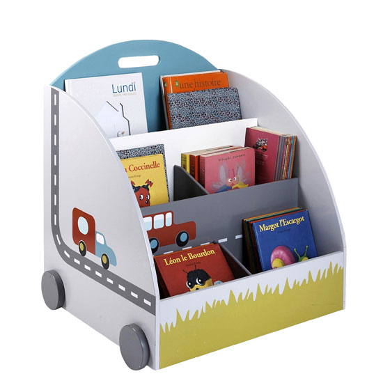 Mobile storage library from Vertbaudet | Children's room | Children's furniture | PHOTO GALLERY | 25 Beautiful Homes | Housetohome