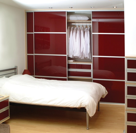 Tidy Bedrooms&reg; dark red wardrobe | Bedroom ideas | PHOTO GALLERY | Housetohome.co.uk
