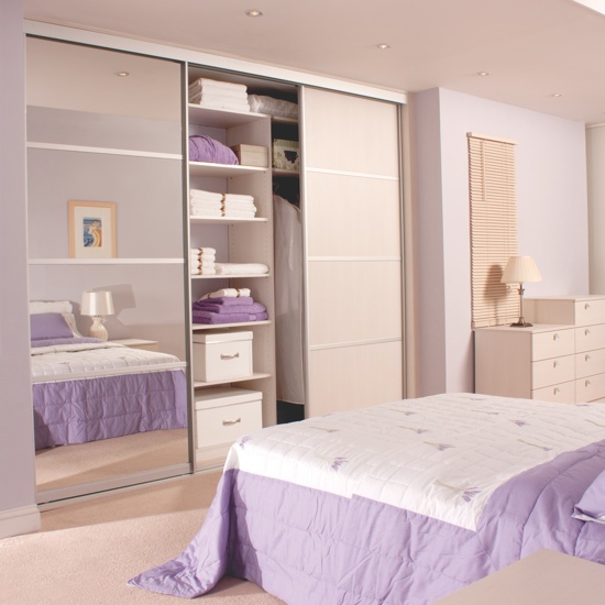 Tidy Bedrooms&reg; mirror and lilac wardrobe | Bedroom ideas | PHOTO GALLERY | Housetohome.co.uk