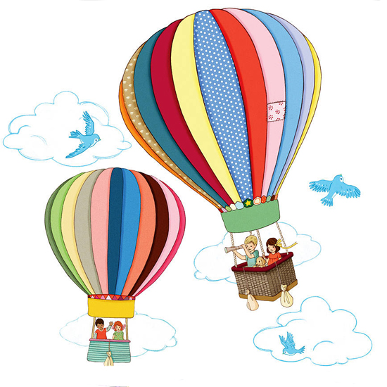 Balloon stickers from Not On The High Street | Wall stickers for kids | Wall stickers | Children's rooms | PHOTO GALLERY | Housetohome