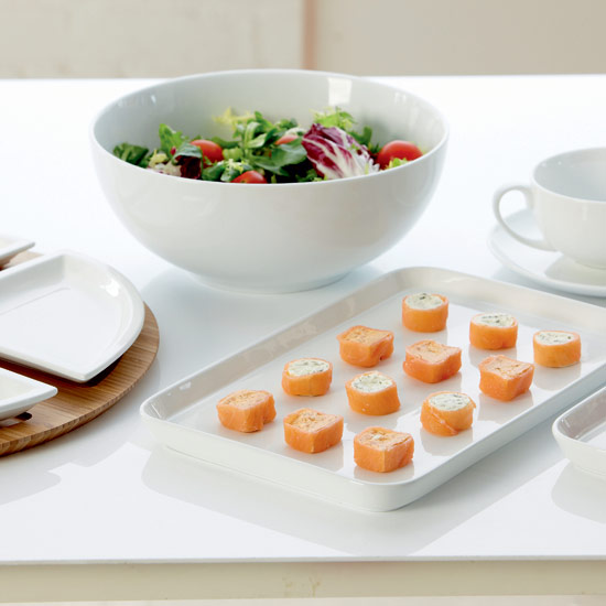 Style at Home loves the Classic white tableware from Wilkinson