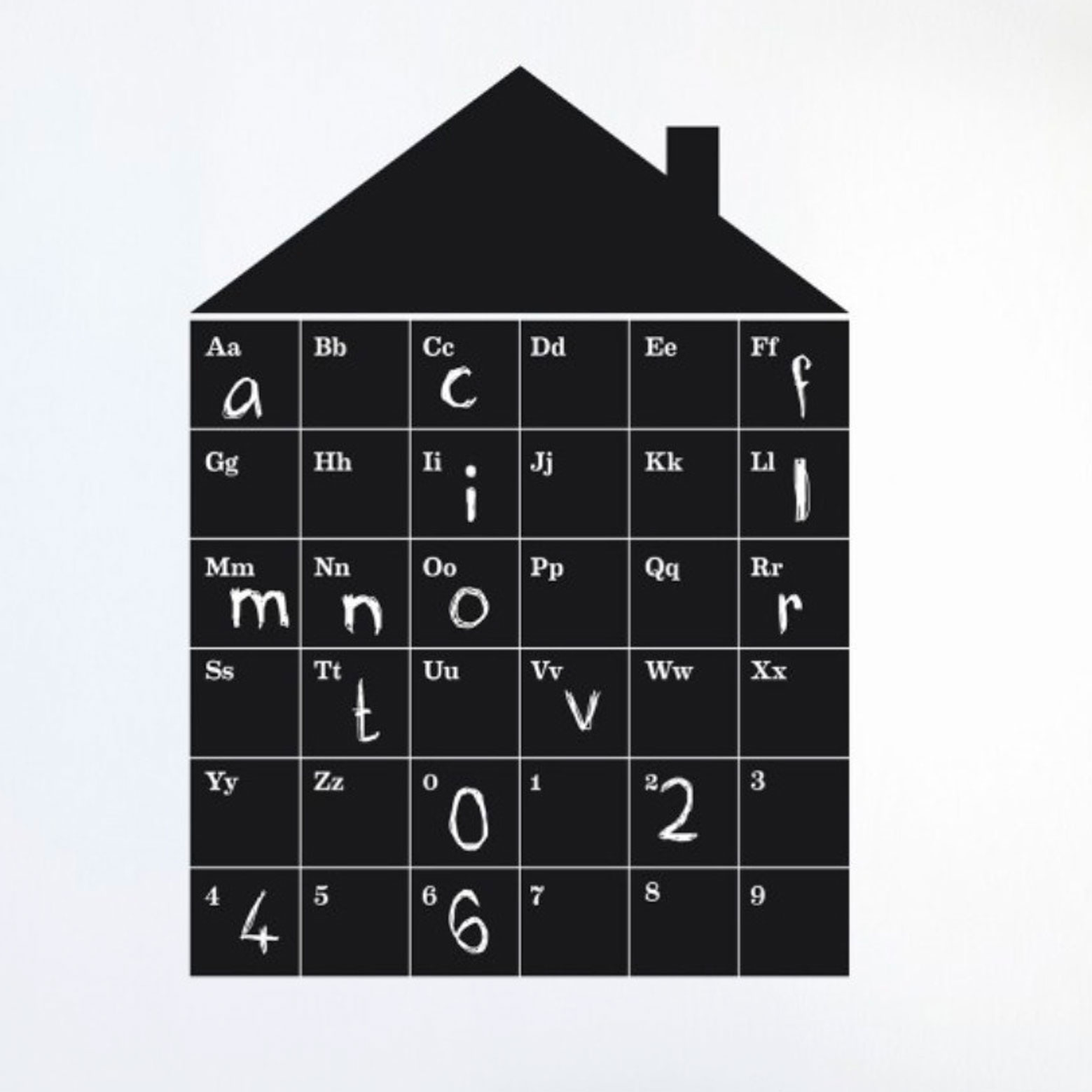 ABC House chalkboard wall sticker from MyHaus ABC House chalkboard wall sticker from MyHaus | Wall sticker | Wall Stickers | Wall Decal | Decals| PHOTO GALLERY | Style at Home | HousetoHome.co.uk