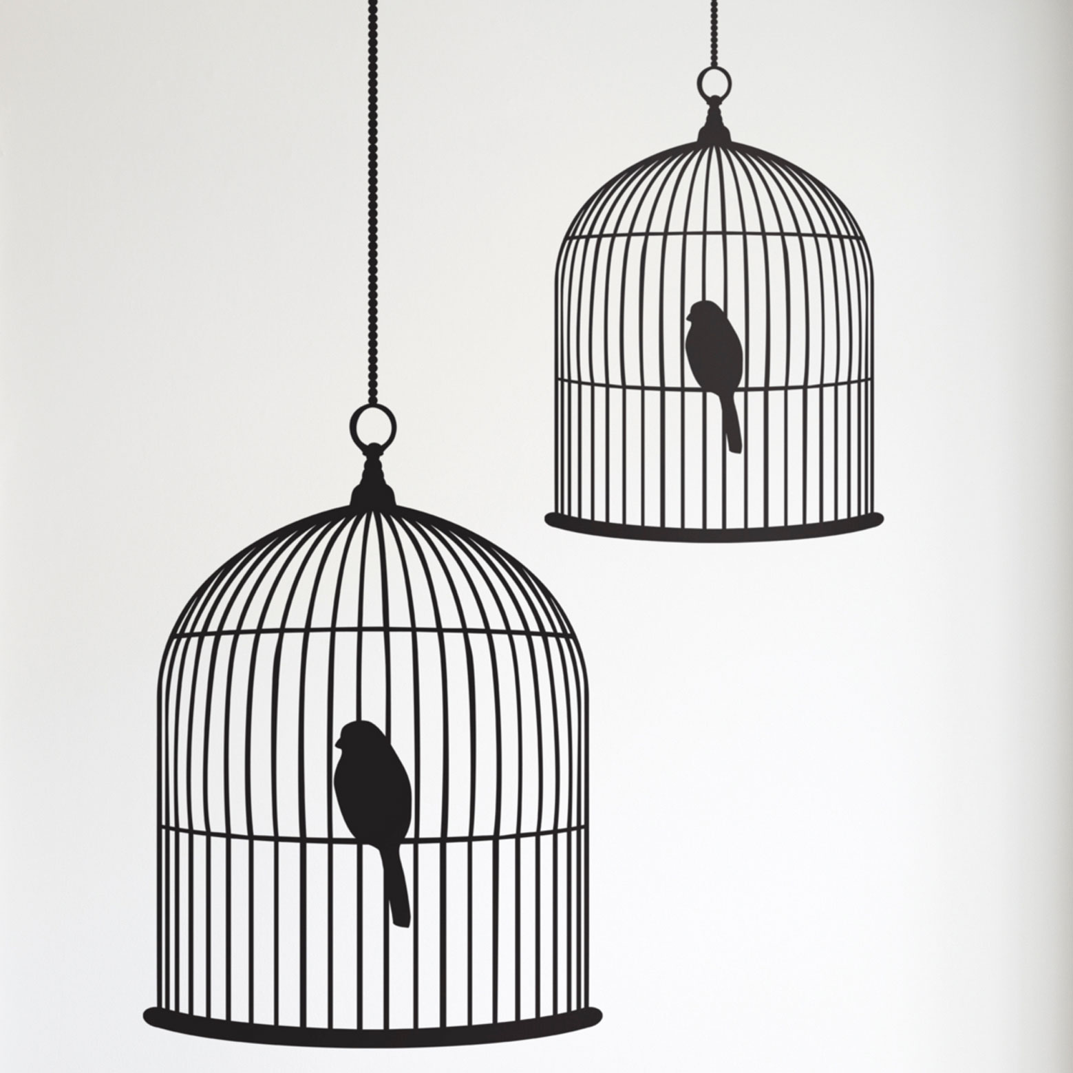 Birdcage wall stickers from All Tidied Up Birdcage wall stickers from All Tidied Up | Wall sticker | Wall Stickers | Wall Decal | Decals| PHOTO GALLERY | Style at Home | HousetoHome.co.uk