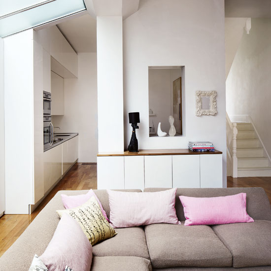 Living area Living area | Step inside a calm Edwardian terraced home in north London | Modern terraced house | House Tour | PHOTO GALLERY | Livingetc | Housetohome