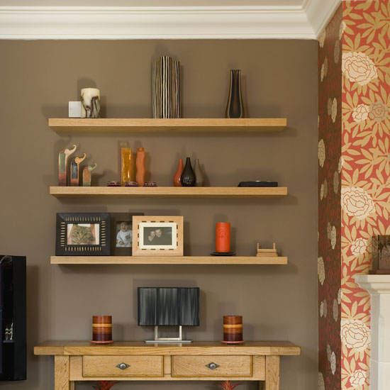 Feature wall Feature wall | Living room wallpaper | living room decorating ideas | wallpaper ideas | PHOTO GALLERY | 25 Beautiful Homes | House to Home
