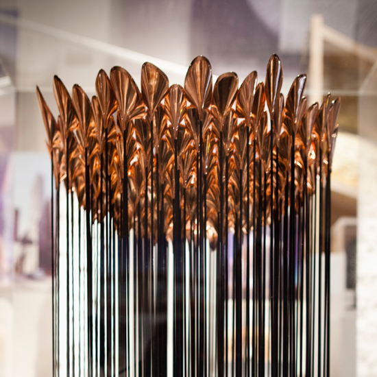 Scale model of the Olympic cauldron (c) Victoria and Albert Museum, London