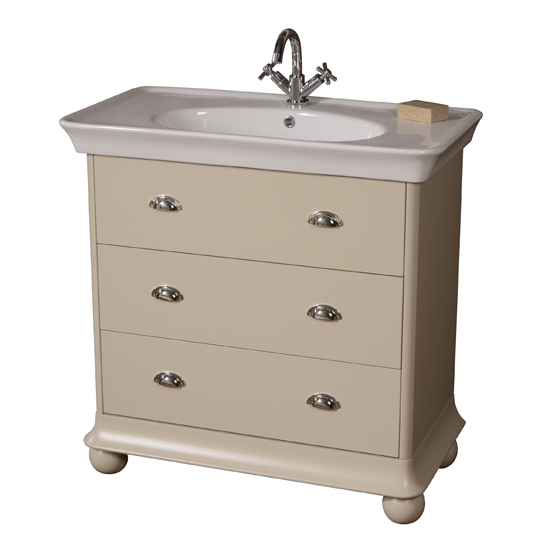 Valencia Three Drawer Vanity Unit from Better Bathrooms | Vanity units | bathroom furniture | bathroom decorating ideas | bathroom | PHOTO GALLERY | 25 Beautiful Homes | Housetohome