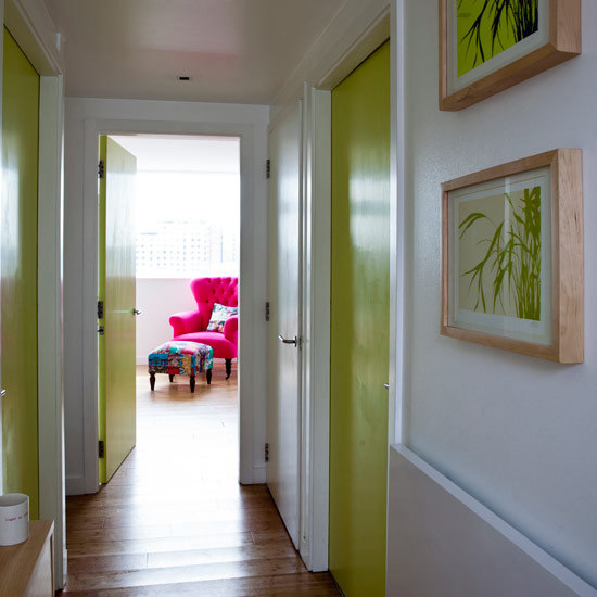 Jazz up internal doors | Hallway | Hall ideas | PHOTO GALLERY | Style at Home | Housetohome.co.uk
