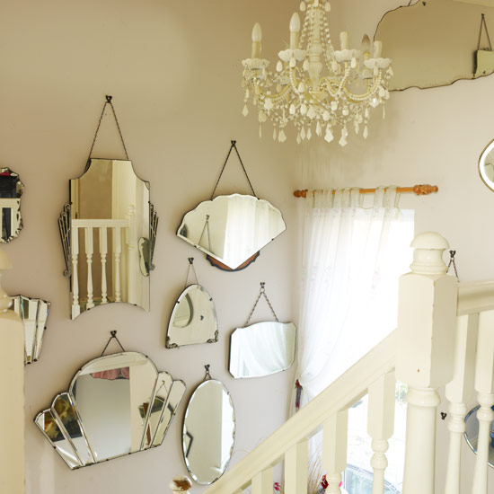 Hang light-reflecting mirrors | Hallway | Hall ideas | PHOTO GALLERY | Style at Home | Housetohome.co.uk
