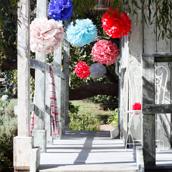 Fiesta-inspired garden area